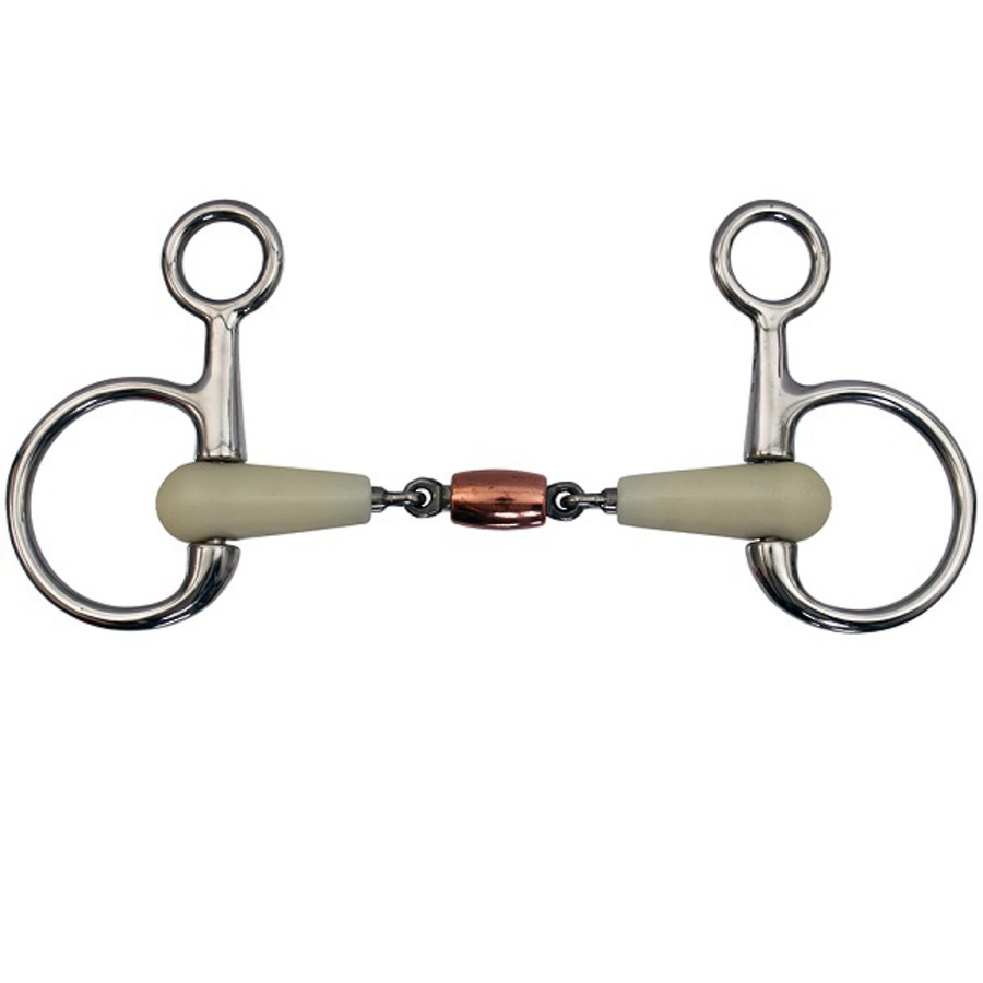 Happy Mouth Hanging Cheek Bit -Copper Roller image 0